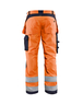 Pantalon multinormes inhérent Blåkläder 1589 Orange fluo/Marine Blaklader - 158915135389C