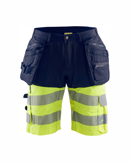 Short haute-visibilité stretch 4D Blåkläder 1596 Marine/Jaune fluo Blaklader - 159618118933C