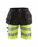 Short haute-visibilité stretch 4D Blåkläder 1596 Noir/Jaune fluo Blaklader - 159618119933C