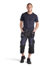 Pantacourt stretch ARTISAN Blåkläder 1597 Marine foncé/Noir - 159713438699C