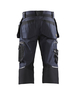 Pantacourt stretch ARTISAN Blåkläder 1597 Marine foncé/Noir - 159713438699C