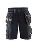 Short artisan stretch Blåkläder 1598 Marine foncé/Noir Blaklader - 159813438699C