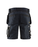 Short artisan stretch Blåkläder 1598 Marine foncé/Noir Blaklader - 159813438699C