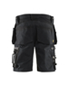 Short artisan stretch Blåkläder 1598 Noir - 159813439900C