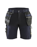 Short artisan stretch Blåkläder 1598 Marine foncé/Noir - 159818608699C