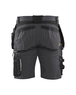 Short artisan stretch Blåkläder 1598 Gris moyen/Noir Blaklader - 159818609699C