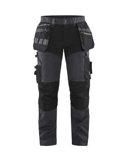 Pantalon artisan +stretch Blåkläder 1599 Gris Foncé/Noir Blaklader - 159913439899C