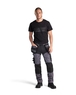 Pantalon artisan +stretch Blåkläder 1599 Gris moyen/Noir Blaklader - 159918609699C