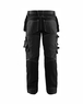 Pantalon artisan +stretch Blåkläder 1790 Noir Blaklader - 179013709900C