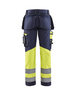 Pantalon artisan haute visibilité +stretch Blåkläder 1794 Marine/Jaune fluo Blaklader - 179413708833C