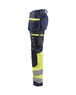 Pantalon artisan haute visibilité +stretch Blåkläder 1794 Marine/Jaune fluo Blaklader - 179413708833C