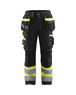 Pantalon artisan haute visibilité +stretch Blåkläder 1794 Noir/Jaune fluo Blaklader - 179413709933C