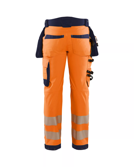 Pantalon Softshell Haute-Visibilité Blåkläder 1820 Orange fluo/Marine Blaklader - 182025135389C