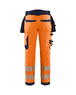 Pantalon Softshell Haute-Visibilité Blåkläder 1820 Orange fluo/Marine Blaklader - 182025135389C