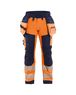Pantalon Softshell Haute-Visibilité Blåkläder 1820 Orange fluo/Marine Blaklader - 182025135389C