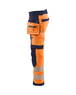Pantalon Softshell Haute-Visibilité Blåkläder 1820 Orange fluo/Marine Blaklader - 182025135389C
