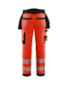 Pantalon Softshell Haute-Visibilité Blåkläder 1820 Rouge fluo/Noir Blaklader - 182025135599C