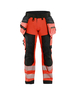 Pantalon Softshell Haute-Visibilité Blåkläder 1820 Rouge fluo/Noir Blaklader - 182025135599C