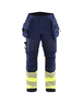 Pantalon Softshell Haute-visibilité Blåkläder 1821 Marine/Jaune fluo Blaklader - 182125138933C
