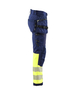 Pantalon Softshell Haute-visibilité Blåkläder 1821 Marine/Jaune fluo Blaklader - 182125138933C