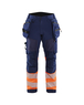 Pantalon Softshell Haute-visibilité Blåkläder 1821 Marine/Orange fluo Blaklader - 182125138953C