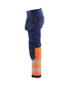 Pantalon Softshell Haute-visibilité Blåkläder 1821 Marine/Orange fluo Blaklader - 182125138953C
