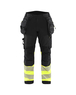 Pantalon Softshell Haute-visibilité Blåkläder 1821 Noir/Jaune fluo Blaklader - 182125139933C