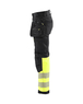 Pantalon Softshell Haute-visibilité Blåkläder 1821 Noir/Jaune fluo Blaklader - 182125139933C