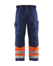 Pantalon haute-visibilité hiver Blåkläder 1862 Orange fluo/Marine Blaklader - 186218115389C