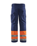 Pantalon haute-visibilité hiver Blåkläder 1862 Orange fluo/Marine Blaklader - 186218115389C