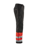 Pantalon haute-visibilité hiver Blåkläder 1862 Rouge fluo/Noir Blaklader - 186218115599C