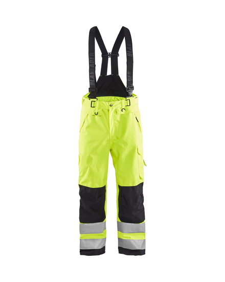 Pantalon à bretelles hardshell haute-visibilité Blåkläder 1867 Jaune fluo/Noir Blaklader - 186719773399C