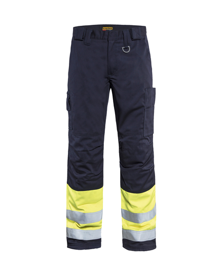Pantalon hiver Multinormes Blåkläder 1869 Marine/Jaune fluo Blaklader - 186915148933C