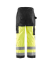 Pantalon de travail hiver haute-visibilité Blåkläder 1883 Jaune fluo/Noir Blaklader - 188319973399C