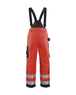 Pantalon hiver haute-visibilité Blåkläder 1885 Rouge fluo/Noir Blaklader - 188519775599C
