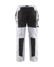 Pantalon peintre +stretch Blåkläder 1910 Blanc/Noir Blaklader - 191010001099C