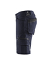 Short X1900 artisan stretch 4D sans poche flottante Blåkläder 1987 Marine foncé/Noir Blaklader - 198716448699C