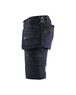 Short X1900 artisan stretch 4D Blåkläder 1988 Marine foncé/Noir Blaklader - 198816448699C