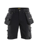 Short X1900 artisan stretch 4D Blåkläder 1988 Noir Blaklader - 198816449900C