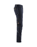 Pantalon X1900 artisan stretch 4D sans poches flottantes Blåkläder 1989 Marine foncé/Noir Blaklader - 198916448699C