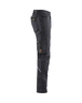 Pantalon X1900 artisan stretch 4D sans poches flottantes Blåkläder 1989 Gris Foncé/Noir Blaklader - 198916449899C