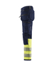 Pantalon artisan haute-visibilité stretch 4D Blåkläder 1993 Marine/Jaune fluo Blaklader - 199316428933C