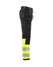 Pantalon artisan haute-visibilité stretch 4D Blåkläder 1993 Noir/Jaune fluo Blaklader - 199316429933C