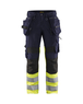 Pantalon artisan haute-visibilité +stretch Blåkläder 1994 Marine/Jaune fluo Blaklader - 199413308933C
