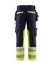 Pantalon artisan haute-visibilité +stretch Blåkläder 1994 Marine/Jaune fluo Blaklader - 199413308933C