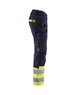 Pantalon artisan haute-visibilité +stretch Blåkläder 1994 Marine/Jaune fluo Blaklader - 199413308933C