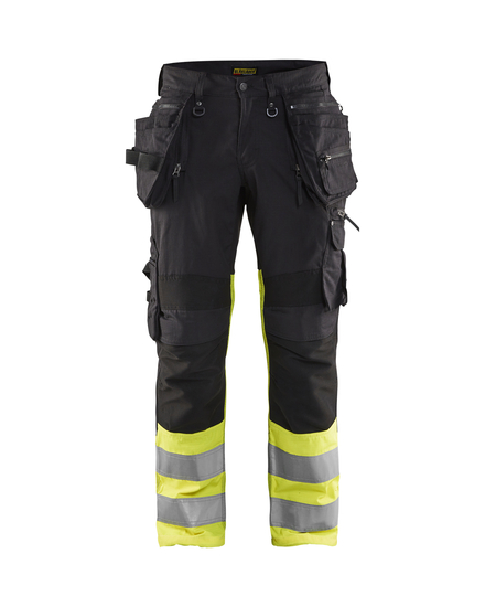 Pantalon artisan haute-visibilité +stretch Blåkläder 1994 Noir/Jaune fluo Blaklader - 199413309933C