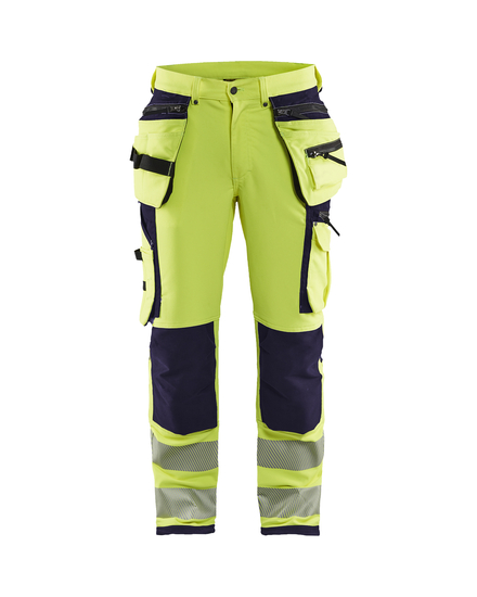 Pantalon artisan haute-visibilité stretch 4D Blåkläder 1997 Jaune fluo/Marine Blaklader - 199716423389C