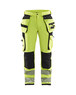 Pantalon artisan haute-visibilité stretch 4D Blåkläder 1997 Jaune fluo/Noir Blaklader - 199716423399C