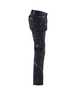 Pantalon X1900 artisan stretch 4D Blåkläder 1998 Marine foncé/Noir Blaklader - 199816448699C